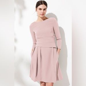 PRISTINE - The Fold London Camelot Dress in Blush